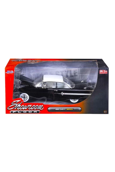 Metal 1:24 1960 Chevy Impala Model Araba(2b) - Resim 3