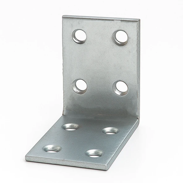 Metal Köşebent L Demiri (25 Adet) 30x40x40 mm Mobilya Duvar Sabitleme ve Gönye Bağlantı Aparatı - Resim 6