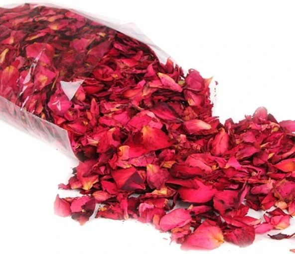 Yapay Kuru Gül Yaprakları Özel Günlere Süsleme 15 Bin Adet Kokulu Kuru Gül Yaprağı Romantik Süsleme Gül Yaprakları 30 Paket - Resim 2