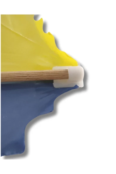 Uçurtma Altıgen Çıtalı Ipli Uçurtma Seti Kanarya Modeli - Resim 5