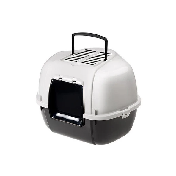 Ferplast Mika Filtreli Kapalı Köşe Kedi Tuvaleti 50x56x40 cm ürün görseli