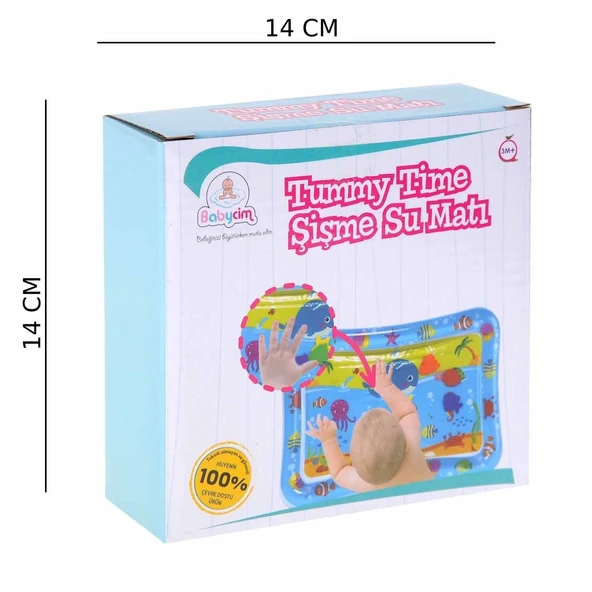 Bebek Su Oyun Matı (TUMMY TIME) Karın Üstü Aktivite Zamanı - Resim 8