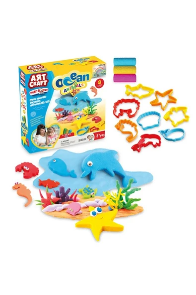 Artcraft Okyanus Hayvanları Hamur Set 150 Gr - Resim 5