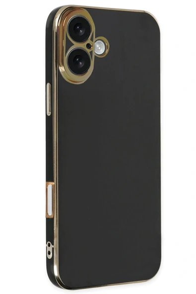 LitaeTrend iPhone 16 Kılıf Volet Silikon - Siyah ürün görseli 1