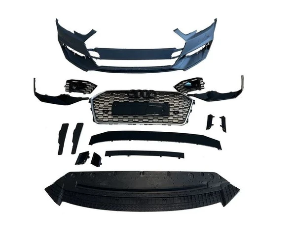 AUDI A4 UYUMLU RS4 ÖN TAMPON + PANJUR 2016-2019 ürün görseli 1