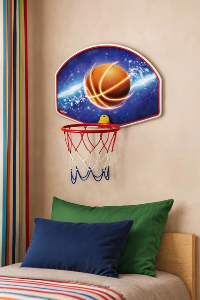 Dede Basketbol Potası Seti – Duvara Asmalı Orta Boy Pota ve Top ürün görseli 1