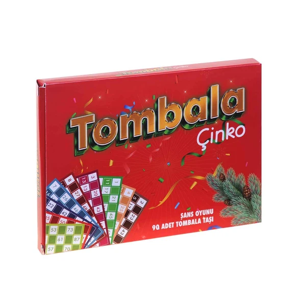 Klasik Tombala Çinko Seti – 90 Adet Taşlı Şans Oyunu - Resim 2