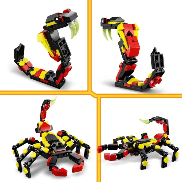 Lego 31159 Creator 3’ü 1 Arada Vahşi Hayvanlar: Şaşırtıcı Örümcek - Resim 4