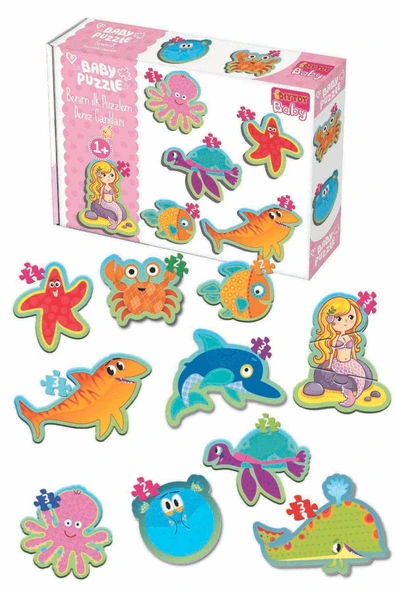Baby Puzzle Benim İlk Puzzlem Deniz Canlıları - Resim 4