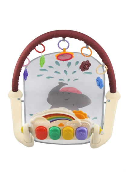 Babycim Piyanolu Gökkuşağı Oyun Halısı - Resim 3