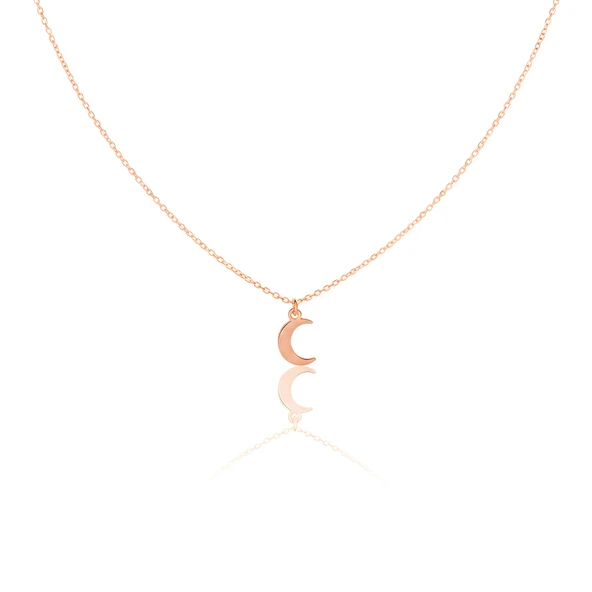 Ay Gümüş Kolye - Rose ürün görseli 1