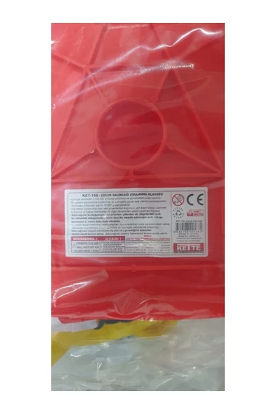 Kırmızı Renk Ipli Kemerli Koruyuculu Salıncak - Resim 6