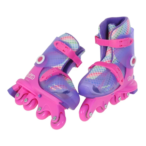 Rookie Twisty 2in1 Ayarlanabilir Paten – Dönüşen Tekerlekli, 29-32 Numara, Pembe-Mor - Resim 3