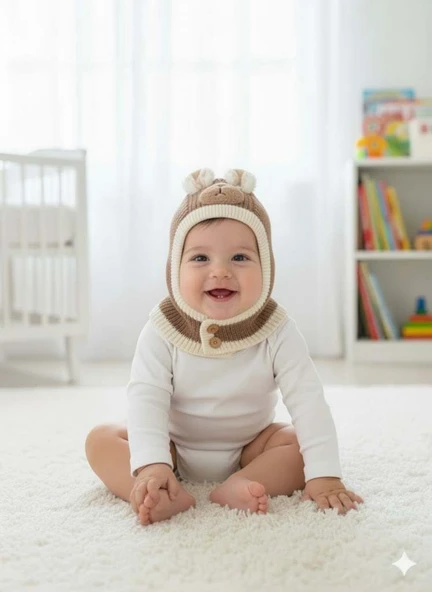 KİTTİ 25480-03 DÜĞMELİ BOYUNLUK TRİKO BERE ürün görseli