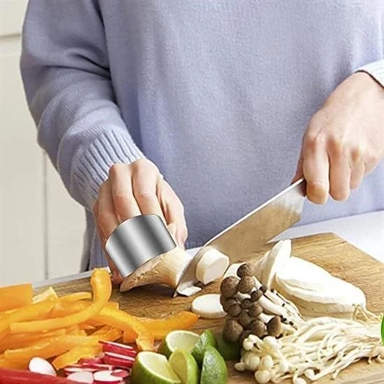 2li Metal Parmak Koruyucu Hızlı ve Güvenli Kesme Paslanmaz Çelik Koruyucu Aparat - Resim 5