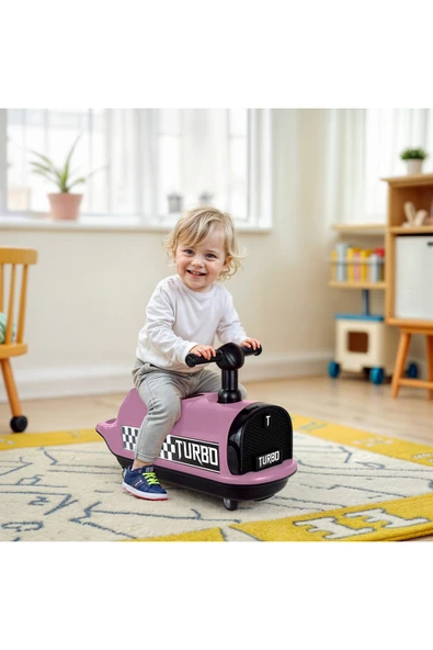 Kutulu İlk Arabam Turbo Bitgit Araba Pembe ürün görseli 1