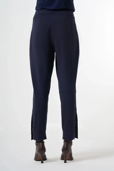 Misswhence Fermuar Detaylı Pantolon  38102 SİYAH - Resim 3