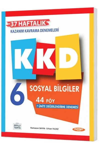 Kurmay 2026 6. Sınıf Sosyal Bilgiler Kazanım Kavrama Denemeleri Kkd 44 Fasikül Güncel Müfredat ürün görseli