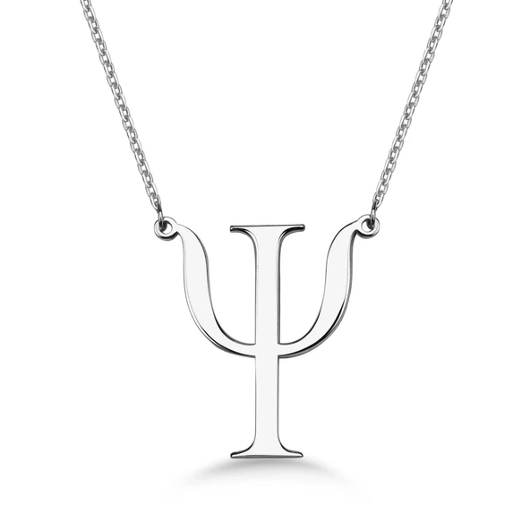 Psikoloji Sembolü Kolye - Gümüş ürün görseli 1