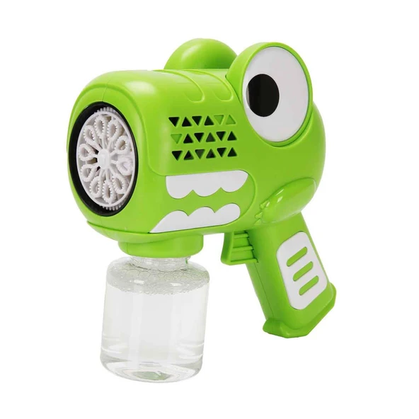 Yeşil Dinozor Figürlü Baloncuk Tabancası – Bubble Gun ürün görseli 1
