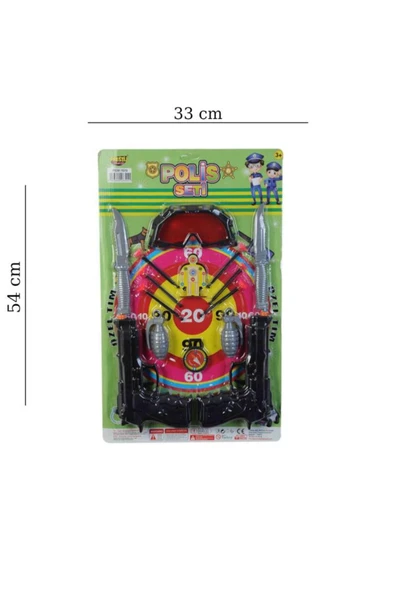 Kartela Büyük Kasaturalı Polis Seti - Resim 4