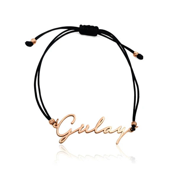 Yeni Trend Gümüş İsim Bileklik - Rose ürün görseli 1