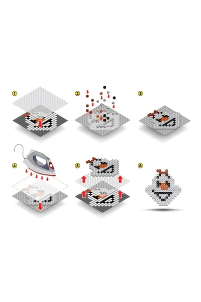 Poşetli Frozen Etkinlik Boncukları(1280 Boncuk) - Resim 4