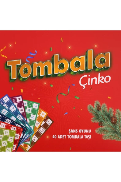 Klasik Tombala Çinko Seti – 90 Adet Taşlı Şans Oyunu - Resim 3