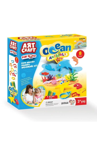 Artcraft Okyanus Hayvanları Hamur Set 150 Gr - Resim 7