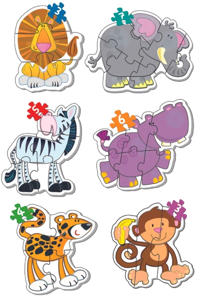 Baby Puzzle Ilk Hayvanlarım Ve Ilk Çiftlik Puzzle Seti - Resim 3