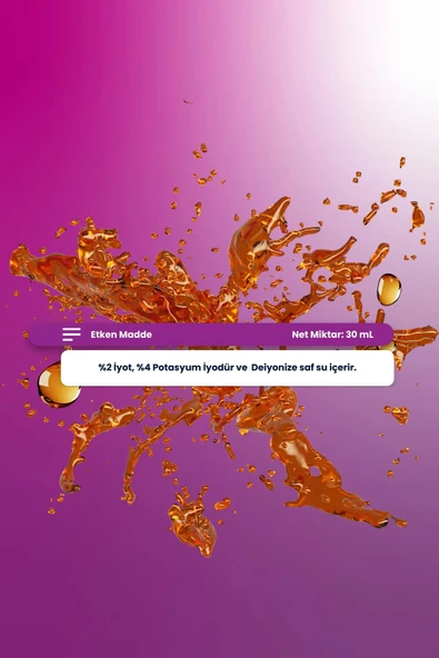 Raw Material Lugol Çözeltisi %2'lik 30 ml 2 Adet - Resim 4