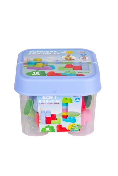 Fen Yumuşak Big Bloklar Kova 18 Parça - Resim 2