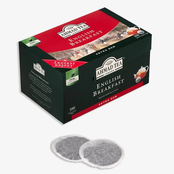 Ahmad Tea English Breakfast Demlik Poşet Çay 100’lü 320 g - Resim 2