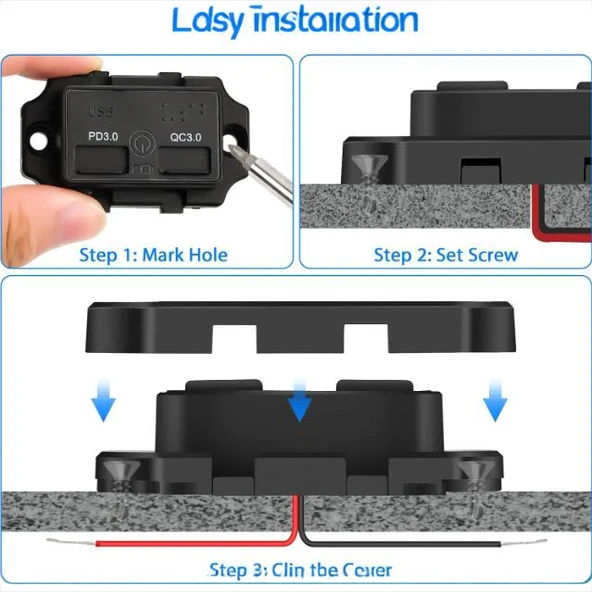 USB Car Charger - UCC-338 QC PD - Resim 2