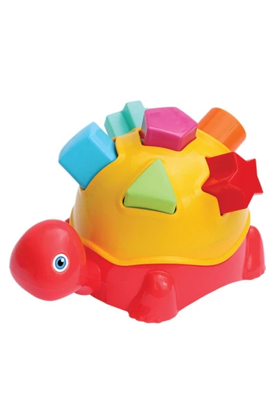 Kaplumbağa Bultak Eğitici Şekil Eşleştirme Oyuncağı (14 Parça) - Resim 5