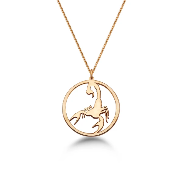 Akrep Çember Kolye - Rose ürün görseli 1