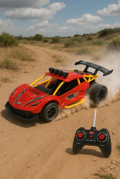 Uzaktan Kumandalı Şarjlı Duman Çıkaran Çöl Arabası - Resim 8