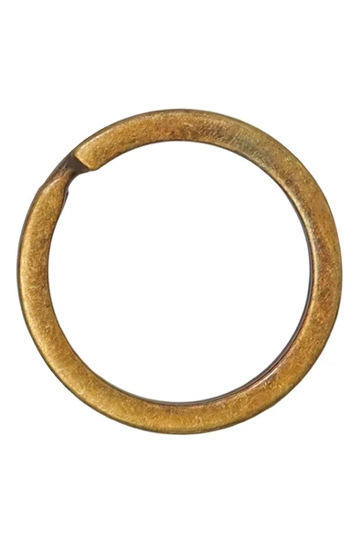 30 Adet Antik Renk 3 cm Metal Anahtarlık Halkası ürün görseli