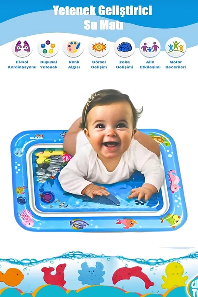 Bebek Su Oyun Matı (TUMMY TİME) Aktivite Matı - Resim 3