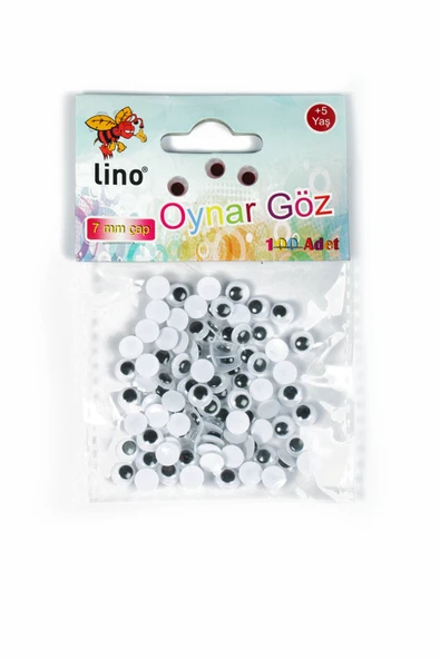 NET Lino Oynar Göz 7 mm 100 Lü ürün görseli 1