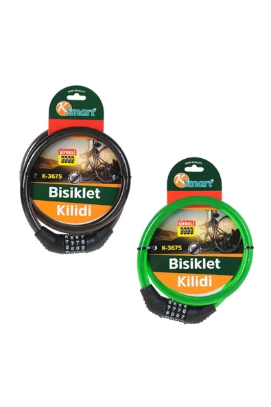 Şifreli Bisiklet Kilidi 75 cm - Resim 7