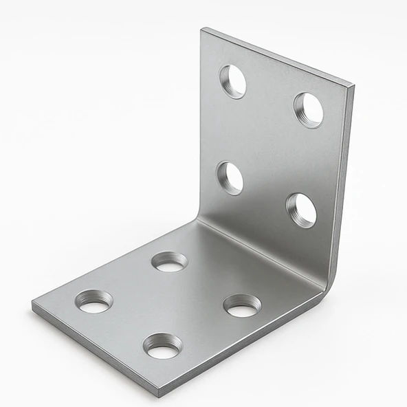 Metal Köşebent L Demiri (25 Adet) 30x40x40 mm Mobilya Duvar Sabitleme ve Gönye Bağlantı Aparatı ürün görseli