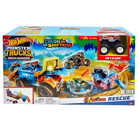 Hot Wheels Monster Trucks Arena Mücadelesi Pist Seti HPN73 - Resim 4