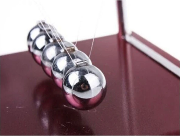 Dekoratif Ev Ofis Hediye Balans Bilye Newton Balans Bilye Küçük Boy - Resim 2