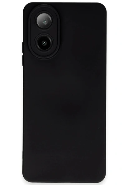 LitaeTrend Oppo A38 Kılıf Nano içi Kadife Silikon - Siyah ürün görseli 1