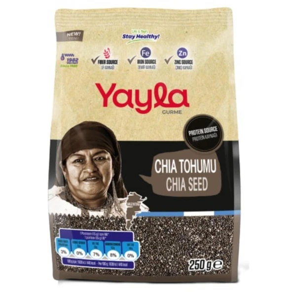 YAYLA 250GR GURME CHIA TOHUMU ürün görseli