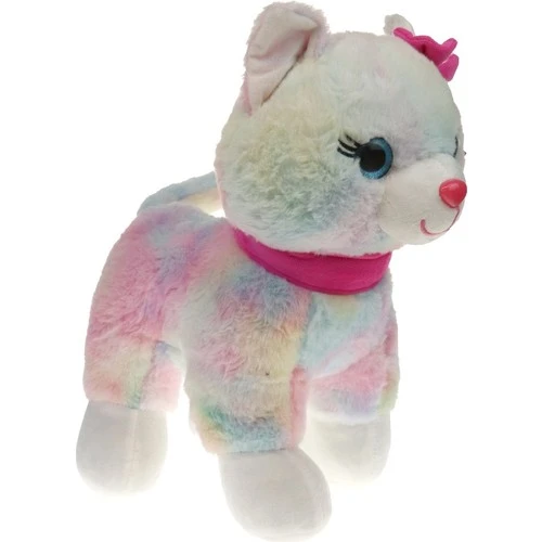 Peluş 30 Cm Pembe Tokalı Kedi ürün görseli 1