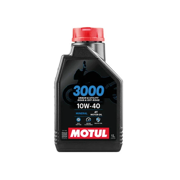 MOTUL MOTOSİKLET  3000 10W40 4T 1Litre ürün görseli 1