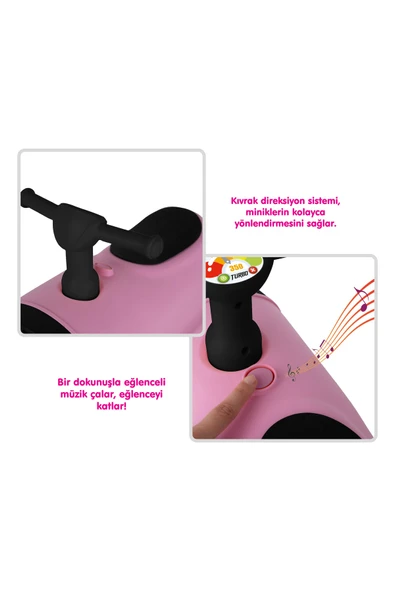 Kutulu İlk Arabam Turbo Bitgit Araba Pembe - Resim 3