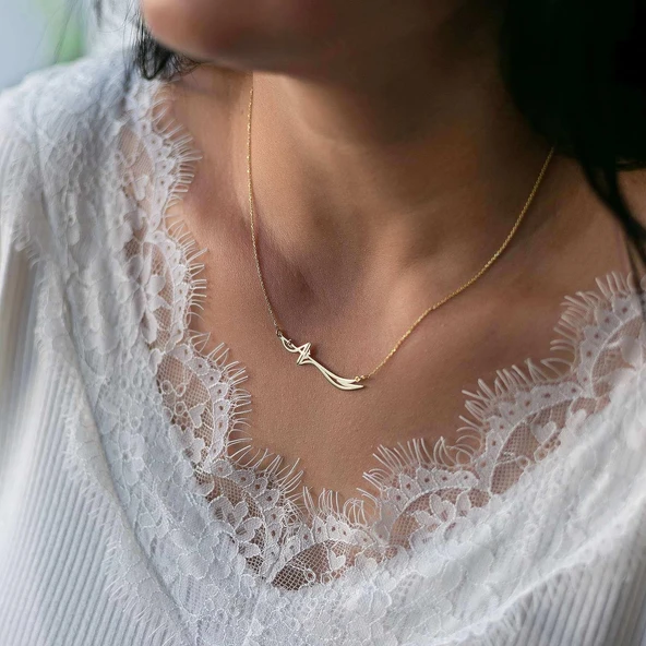 Hz.Ali Zülfikar Kılıcı Gümüş Kolye - Gümüş - Resim 3